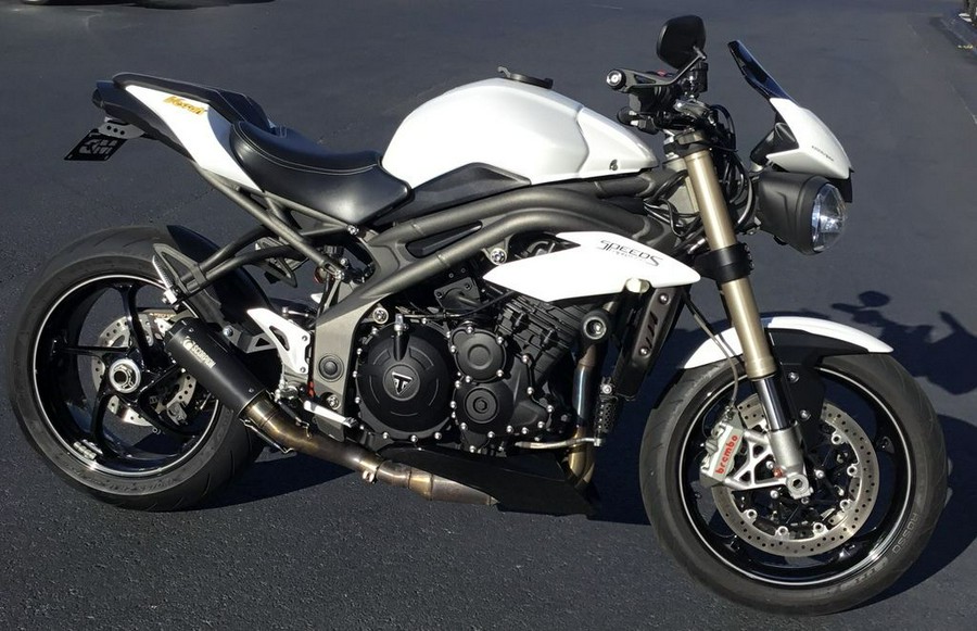 2019 Triumph Speed Triple S Crystal White