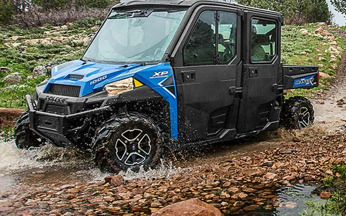 2017 POLARIS RANGER CREW XP 1000 NORTHSTAR EPS Northstar HVAC Edition Velocity Blue - UU8981