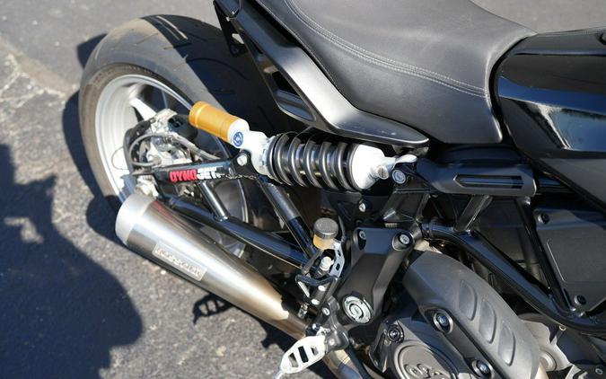 2019 Indian Motorcycle FTR 1200 S Titanium Metallic over Thunder Black Pearl