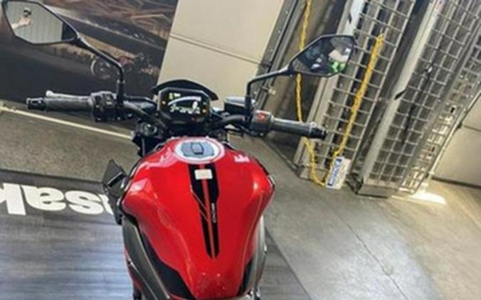 2024 Kawasaki Z900 ABS Candy Persimmon RedEbony