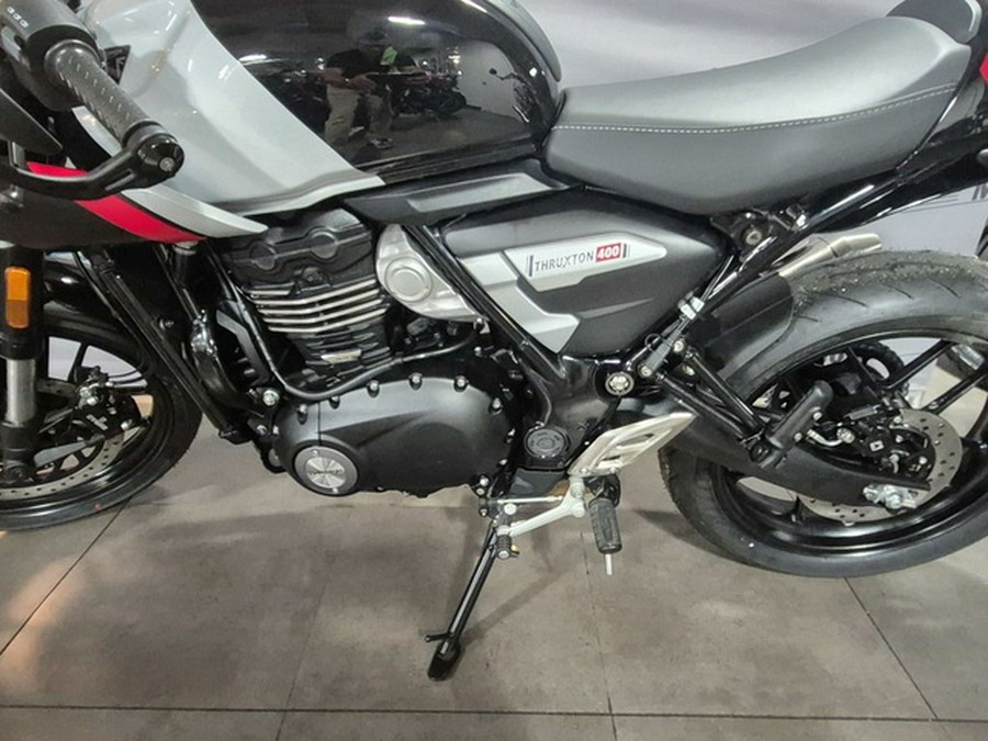 2026 Triumph Thruxton 400 Phantom Black / Aluminium Silver 400
