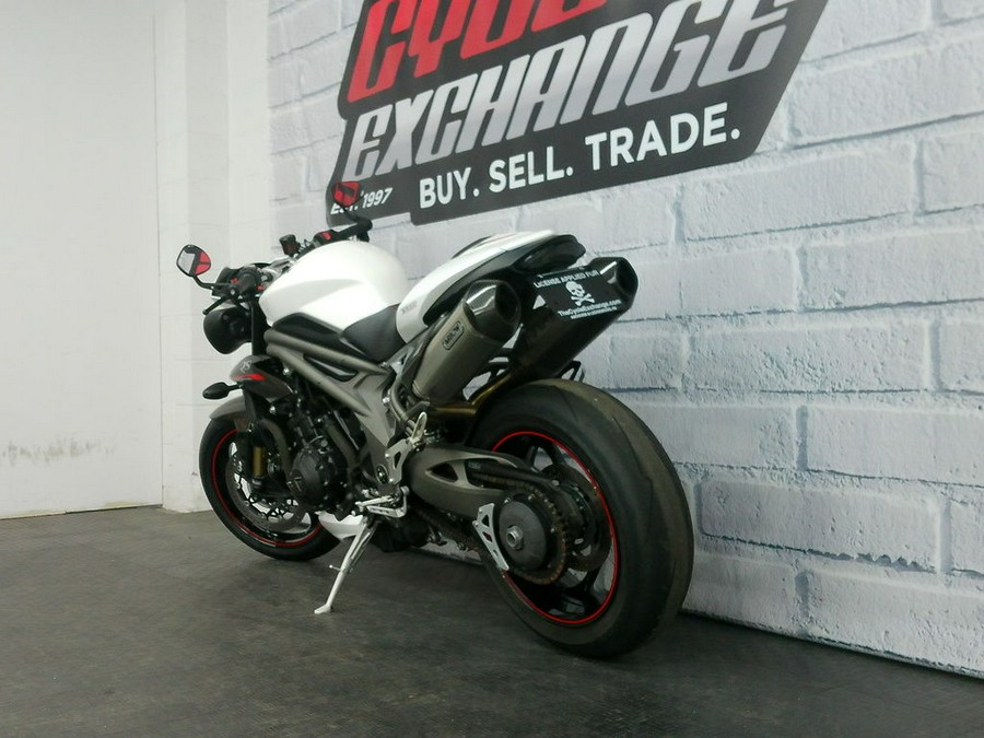 2019 Triumph Street Triple RS Crystal White