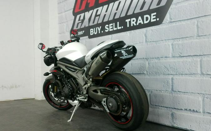 2019 Triumph Street Triple RS Crystal White