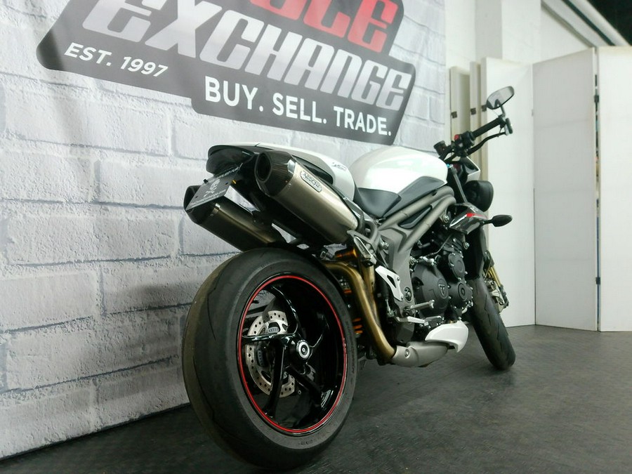 2019 Triumph Street Triple RS Crystal White