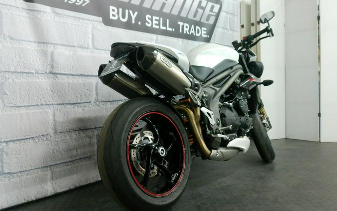 2019 Triumph Street Triple RS Crystal White