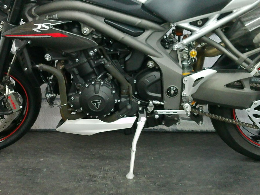 2019 Triumph Street Triple RS Crystal White