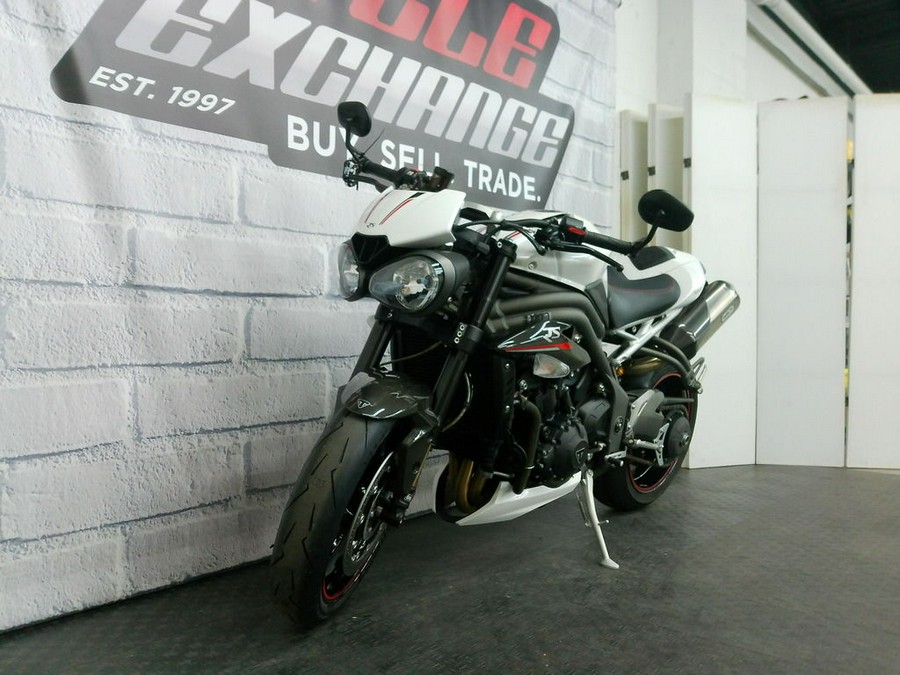 2019 Triumph Street Triple RS Crystal White