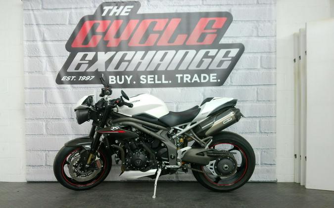 2019 Triumph Street Triple RS Crystal White