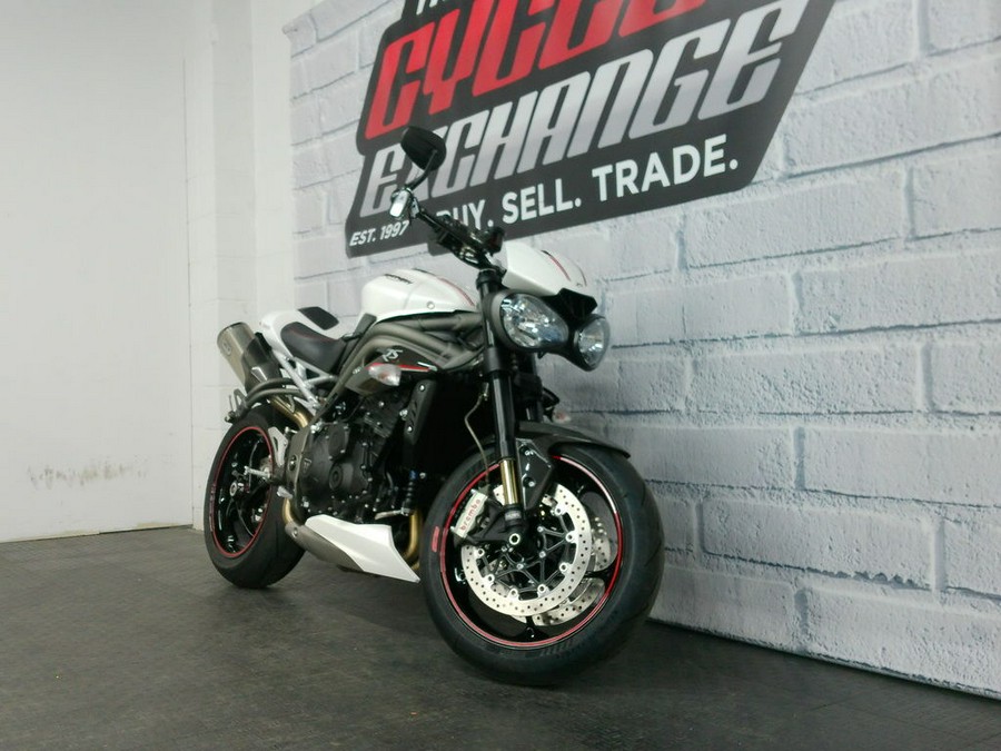 2019 Triumph Street Triple RS Crystal White