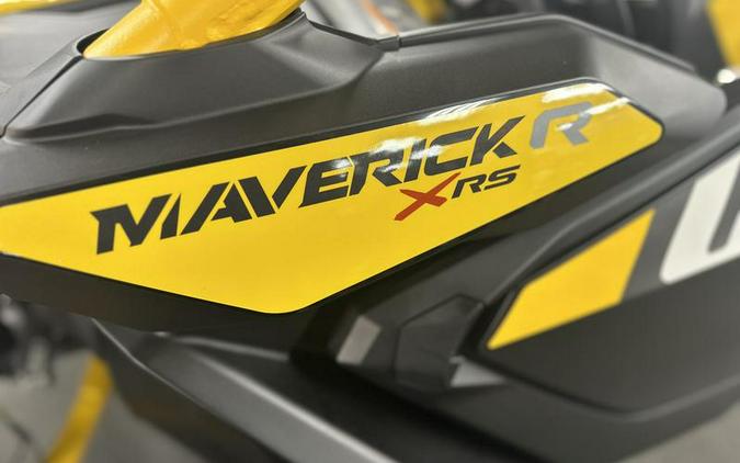 2024 Can-Am® Maverick R X RS with Smart-Shox Carbon Black & Neo Yellow