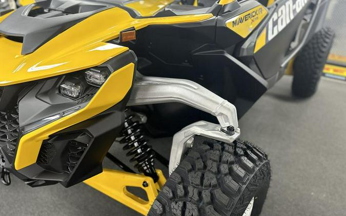 2024 Can-Am® Maverick R X RS with Smart-Shox Carbon Black & Neo Yellow