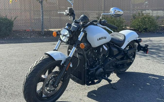 2025 Indian Scout Sixty Bobber Limited Ghost White Metallic S
