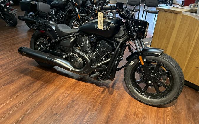 2026 Indian Motorcycle SCOUT BOBBER LT W/ TECH, BLACK SMOKE, 49ST Limited + Tech