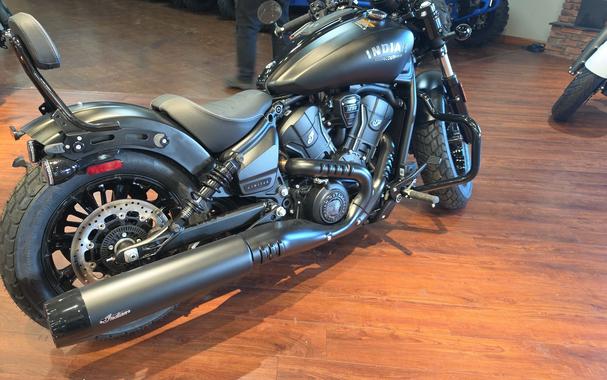 2026 Indian Motorcycle SCOUT BOBBER LT W/ TECH, BLACK SMOKE, 49ST Limited + Tech