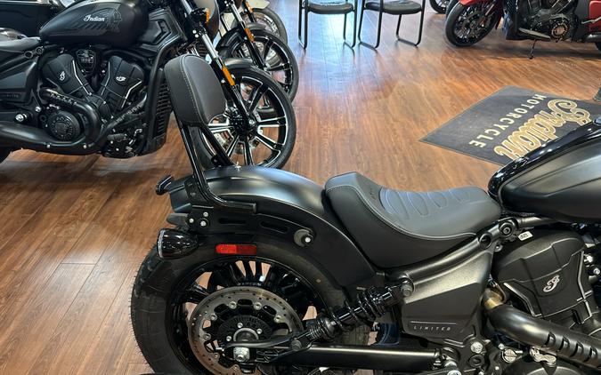 2026 Indian Motorcycle SCOUT BOBBER LT W/ TECH, BLACK SMOKE, 49ST Limited + Tech