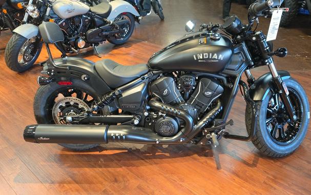 2026 Indian Motorcycle SCOUT BOBBER LT W/ TECH, BLACK SMOKE, 49ST Limited + Tech