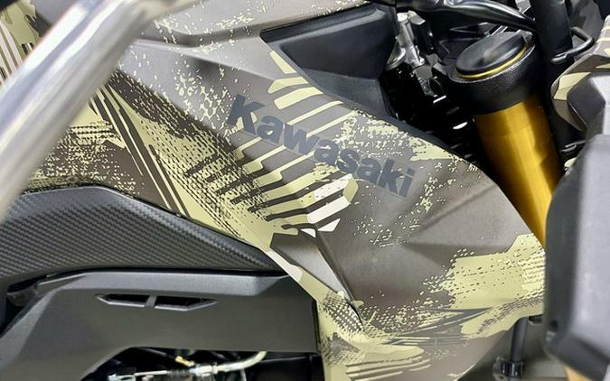 2025 Kawasaki Z125 PRO Cypher Camo Beige
