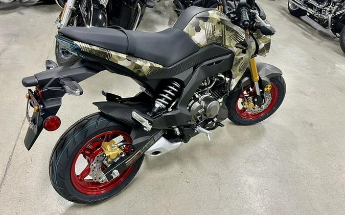 2025 Kawasaki Z125 PRO Cypher Camo Beige