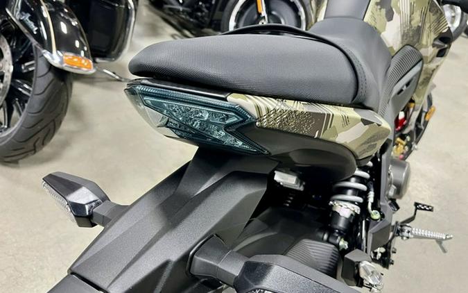 2025 Kawasaki Z125 PRO Cypher Camo Beige