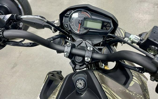 2025 Kawasaki Z125 PRO Cypher Camo Beige