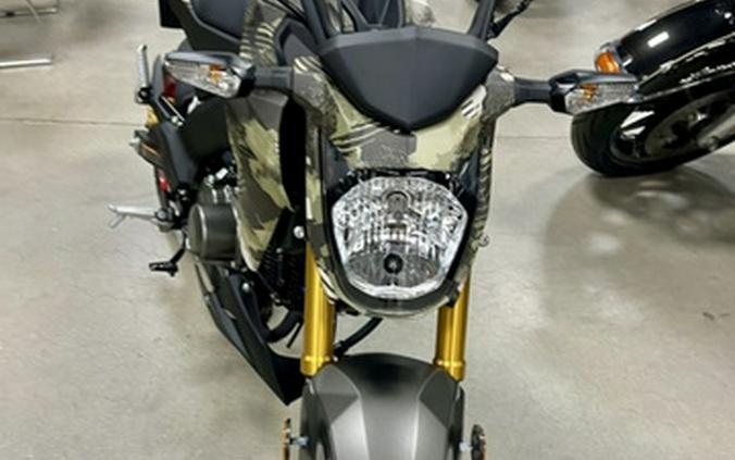 2025 Kawasaki Z125 PRO Cypher Camo Beige