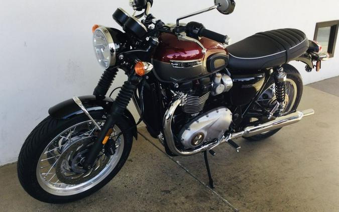 2024 Triumph Bonneville T120 Cordovan Red/Silver Ice