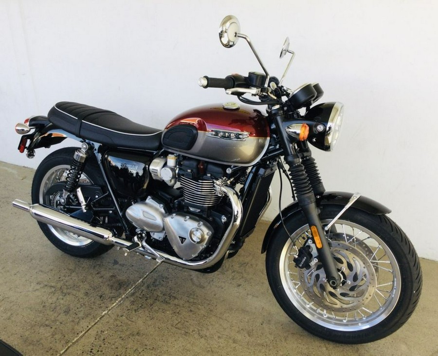 2024 Triumph Bonneville T120 Cordovan Red/Silver Ice