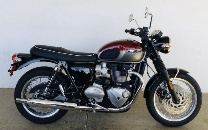 2024 Triumph Bonneville T120 Cordovan Red/Silver Ice