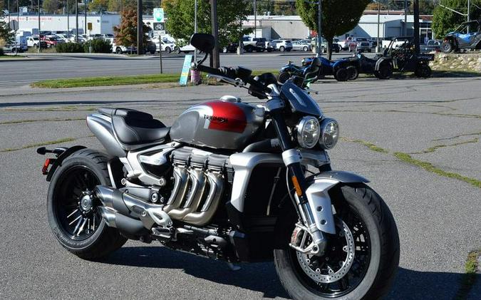 2023 Triumph Rocket 3 R Silver Ice Cranberry Red