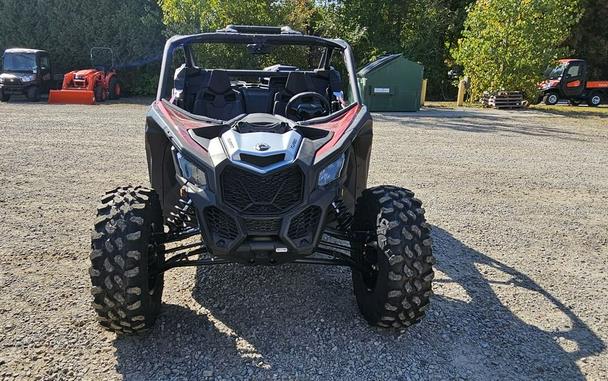 2024 Can-Am® Maverick X3 DS Turbo Fiery Red & Hyper Silver