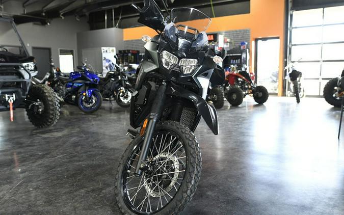 2025 Kawasaki KLR650 S Metallic Matte Old School Green ABS