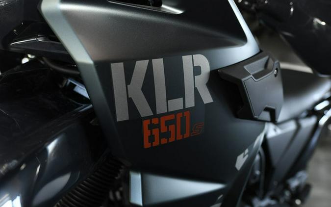2025 Kawasaki KLR650 S Metallic Matte Old School Green ABS