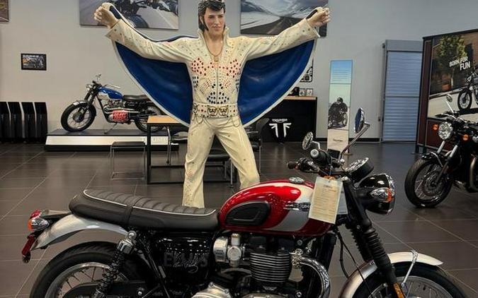 2025 Triumph Bonneville T120 - Elvis Presley Edition Carnival Red