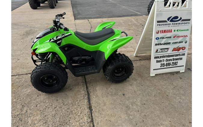 2024 Kawasaki KFX 90 Lime Green