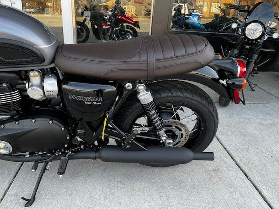New 2024 Triumph BONNE T120 BLACK Motorcycle in Kansas City, MO