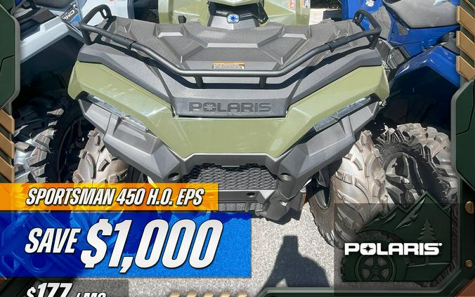 2025 POLARIS SPORTSMAN 450 H.O. EPS - SAGE GREEN Sage Green - 94013
