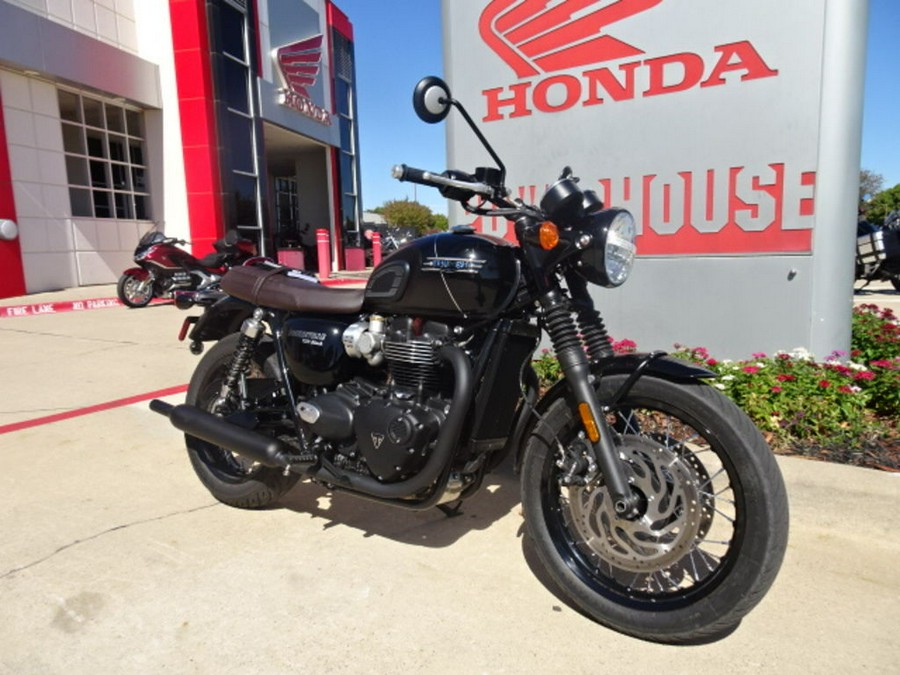 2023 Triumph Bonneville T120 Black Sapphire Black / Matte Sapphire Black