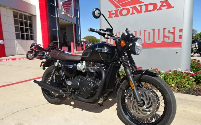 2023 Triumph Bonneville T120 Black Sapphire Black / Matte Sapphire Black