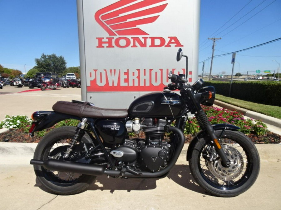 2023 Triumph Bonneville T120 Black Sapphire Black / Matte Sapphire Black