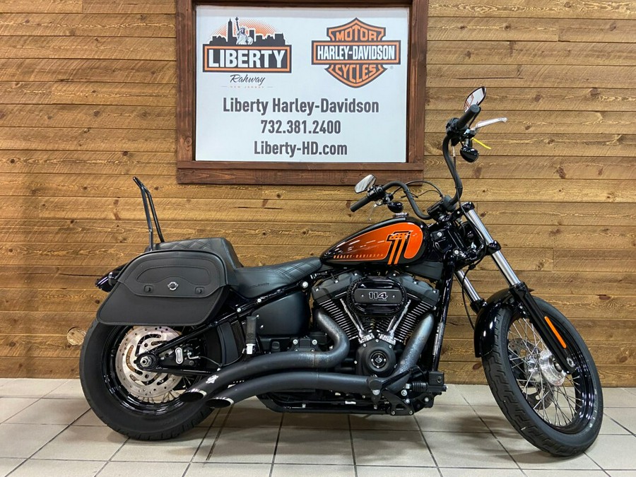 2021 Harley-Davidson Street Bob 114 Vivid Black FXBBS