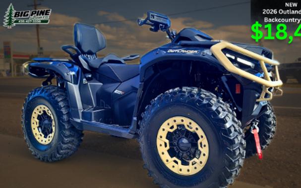 2026 Can-Am Outlander MAX Backcountry 1000R