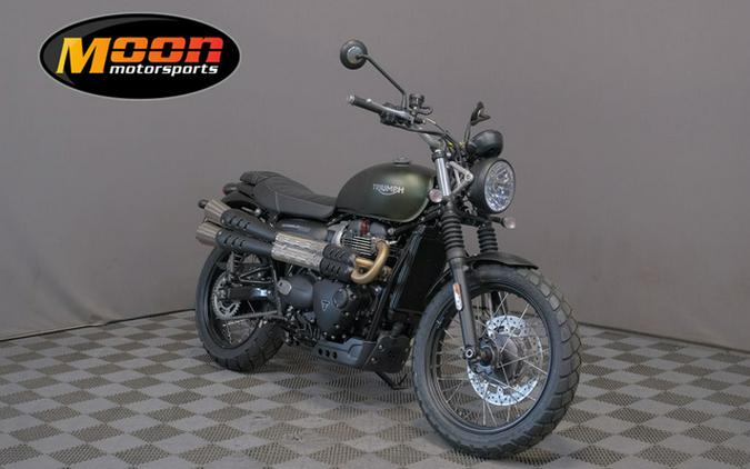 2024 Triumph SCRAMBLER 900 Matt Khaki Green