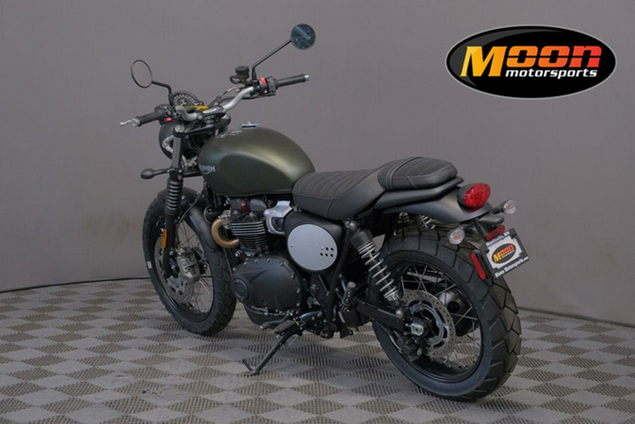 2024 Triumph SCRAMBLER 900 Matt Khaki Green