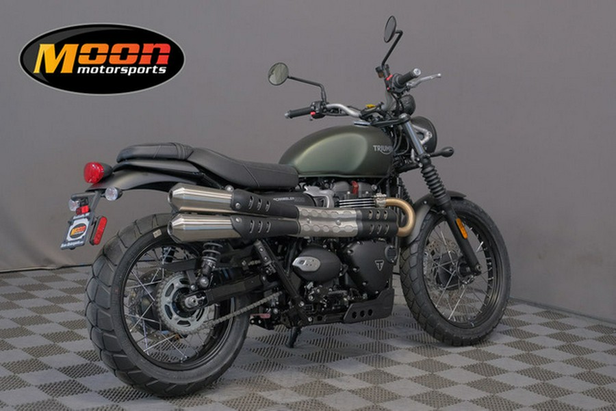 2024 Triumph SCRAMBLER 900 Matt Khaki Green