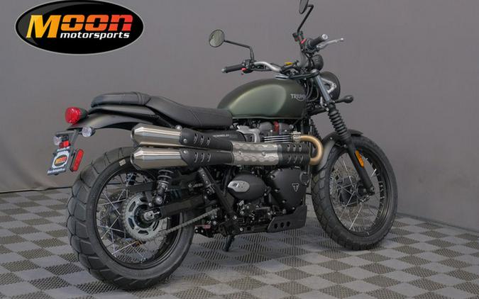 2024 Triumph SCRAMBLER 900 Matt Khaki Green