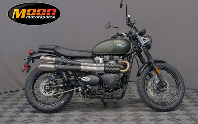 2024 Triumph SCRAMBLER 900 Matt Khaki Green