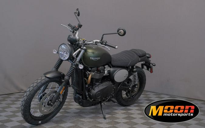 2024 Triumph SCRAMBLER 900 Matt Khaki Green