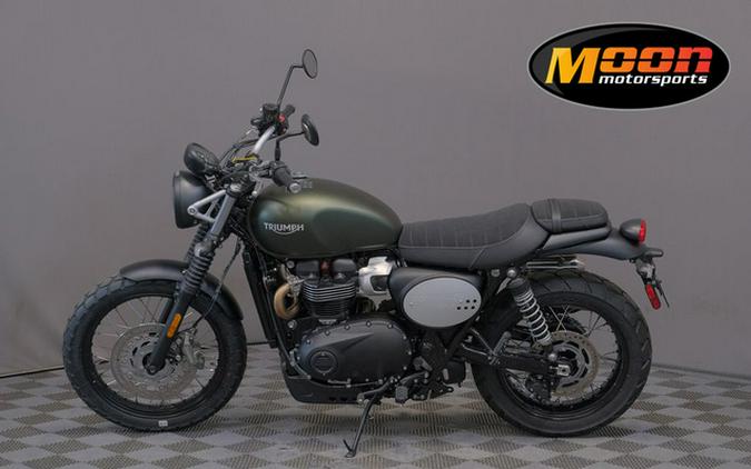 2024 Triumph SCRAMBLER 900 Matt Khaki Green