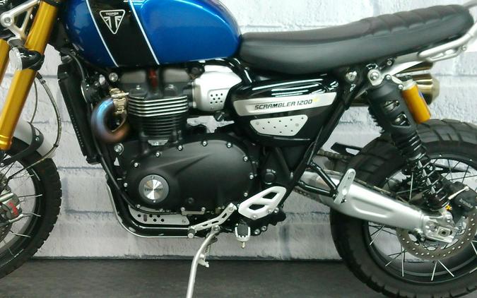 2022 Triumph Scrambler 1200 XE Cobalt Blue Jet Black