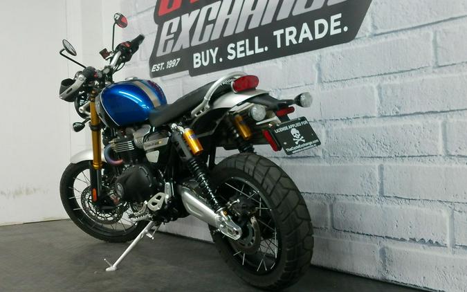 2022 Triumph Scrambler 1200 XE Cobalt Blue Jet Black